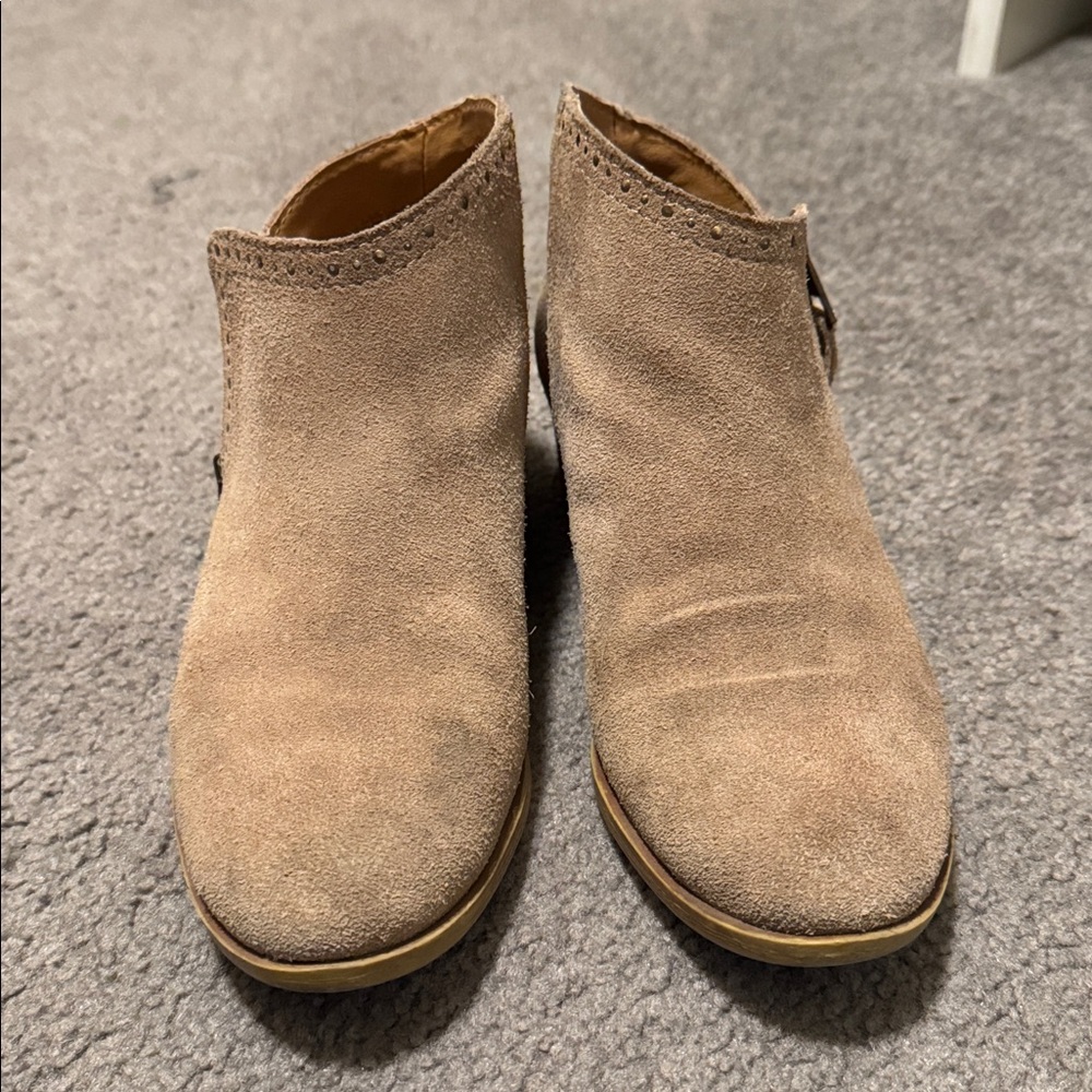 Lucky Brand Suede Ankle Boots